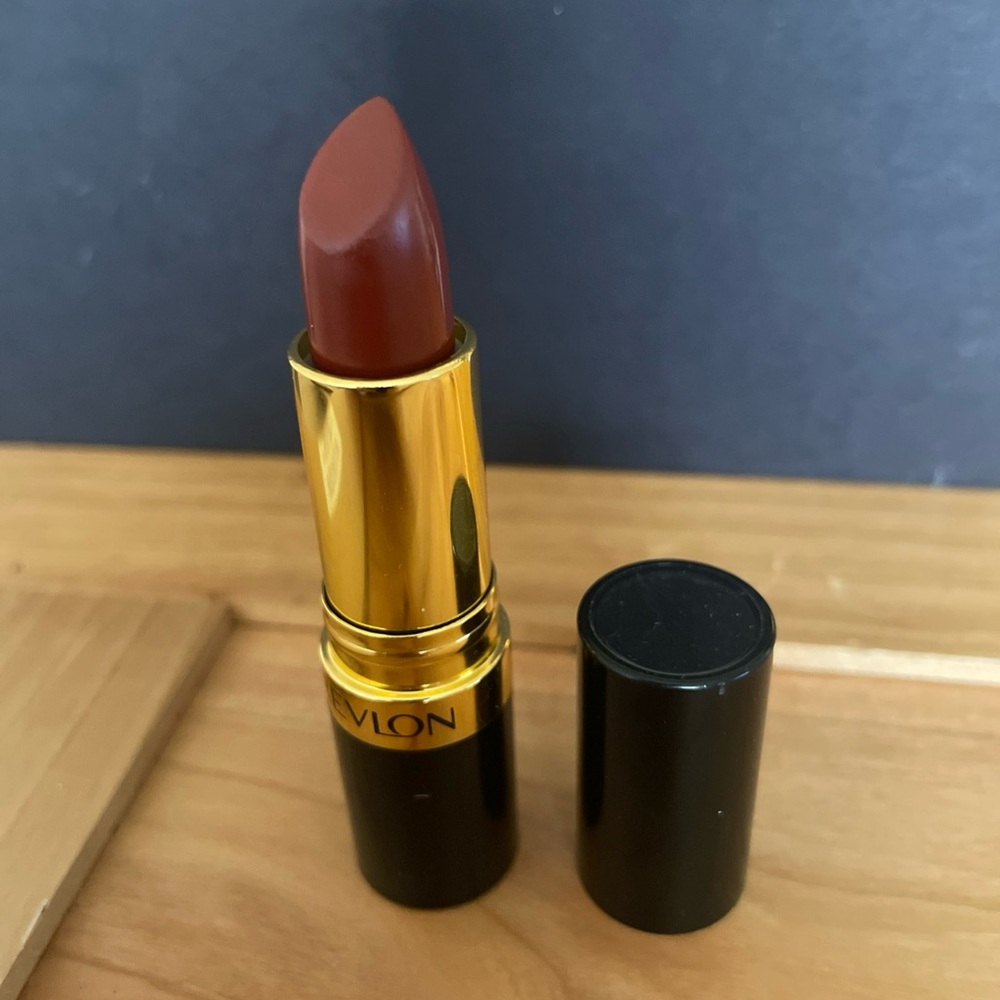 Revlon Brown Satin Lipstick with Luxurious Packaging